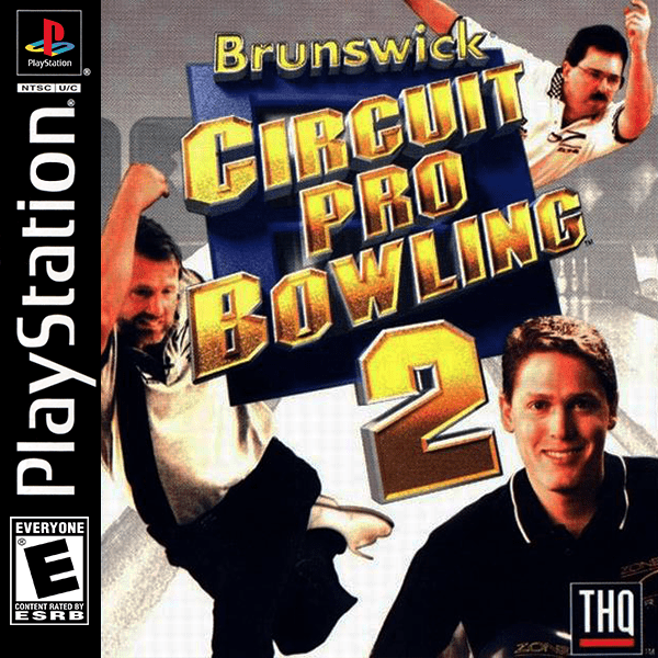 Brunswick Circuit Pro Bowling 2 box art for Playstation